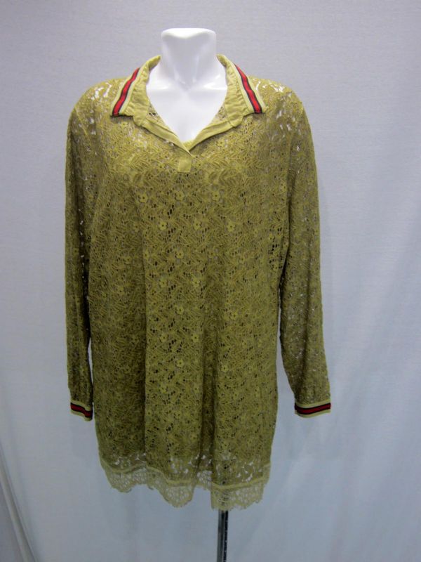 Ladies Lace Top (Olive)